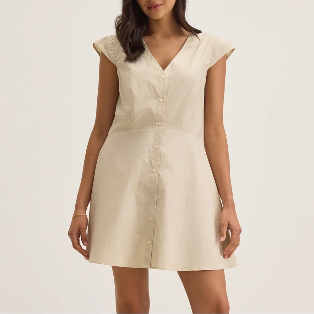 $260 NWOT Velvet by Graham & Spencer “Inette” Cotton Shirt Dress Sz Small